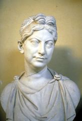 Portrait head of a woman. early 2nd AD