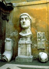 Constantine the Great. Massive. Marble, 325-26 CE