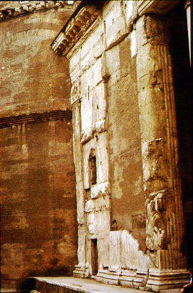 Drum-Portico joint; Pantheon, Rome. 125-28 AD