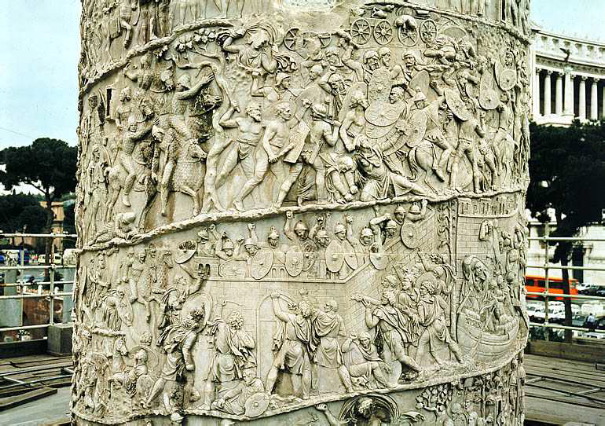 Detail of Trajan column; C. 80 AD