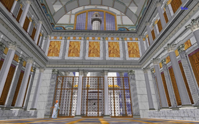 COMPUTER RECREATED VIEW OF THE FORUM OF TRAJAN 