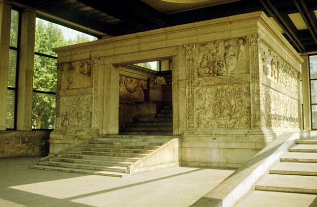 Ara Pacis. Marble, 13-9 BC