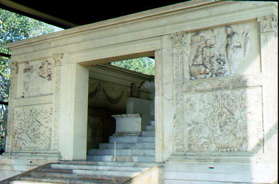 Ara Pacis. Marble, 13-9 BC