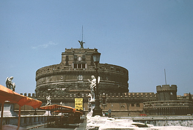 Mauseleum of Hadrian; c.130 AD; currently named Castel San Angelo by Vatican