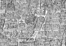 The Pantheon and its environment in the map of Giovanni Maggi from 1625. 