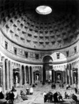Pantheon, Rome. 125-28 AD; Etching from mid 1700s