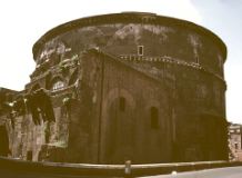 Exterior rear; Pantheon, Rome. 125-28 CE