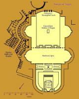 Floorplan for Trajan's Forum and Market; c.80 AD 