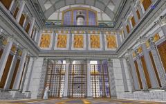COMPUTER RECREATED VIEW OF THE FORUM OF TRAJAN 