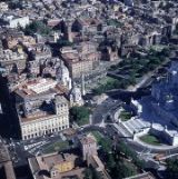 Aerial view of Trajan's forum and markets; c. 80 AD