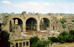 The Basilica of Maxentius and Constantine (Basilica Nova)