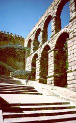 Aquaduct in Spain, 200 feet tall