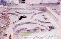 Foundations of monumental fountain in the Domus Augustana (Domitian)