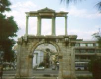 Remains of Temple of Mars Ultor in the Forum of Peace built by Augustus  to commemorate the battle of Phillipi (42 BC)
