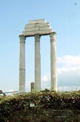 Columns of Temple to Dioscuri (Castor and Pollux) on the Roman Forum (6 AD)