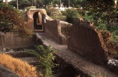 Circus Maximus . Seating's structures in the east end of the circus