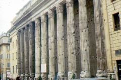 Temple to the Divine Hadrian, Rome; Presently the National Bank of Italy