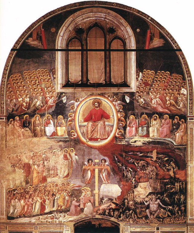giotto-Last Judgment-1306-Fresco, 1000 x 840 cm-Cappella Scrovegni (Arena Chapel), Padua