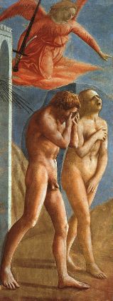 MASACCIO-The Expulsion from the Garden of Eden-1426-27-Fresco, 208 x 88 cm-Cappella Brancacci, Santa Maria del Carmine, Florence NEW