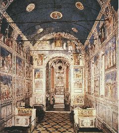 Giotto-Description of the frescoes (view from the entrance)-1303-06---Cappella Scrovegni (Arena Chapel), Padua