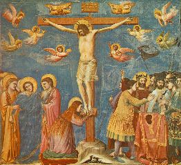 giotto-No. 35 Scenes from the Life of Christ- 19. Crucifixion-1304-06-Fresco, 200 x 185 cm-Cappella Scrovegni (Arena Chapel), Padua