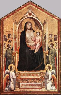 Giotto-Ognissanti Madonna (Madonna in Maesta)-c. 1310-Tempera on wood, 325 x 204 cm-Galleria degli Uffizi, Florence-