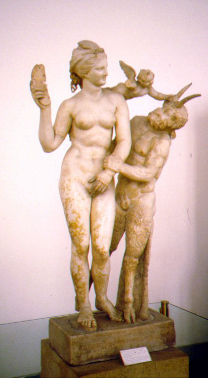 Aphrodite pursued by Pan