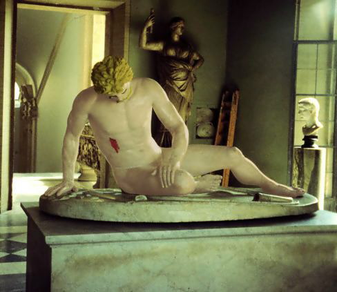 Epigonos (?). Dying Gallic Trumpeter, Roman copy of the original bronze of 220 BCE. Marble