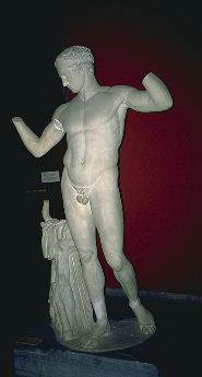 Diadoumenos, or the Fillet Binder (Roman copy after bronze original c.450)