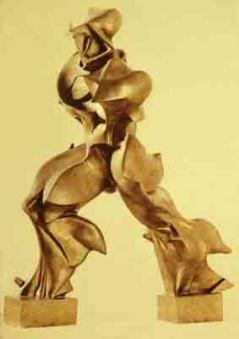 Umberto Boccioni. Unique Forms of Continuity in Space. Bronze, 1913