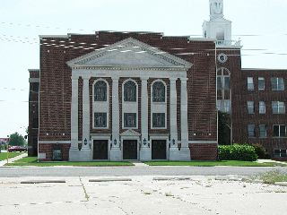 Old Chapel facade; First Baptist Church, Bartlesville, OK; c. 1940?