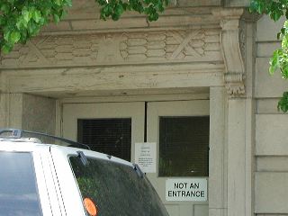 Detail - Old Washington County Courthouse; c.1920