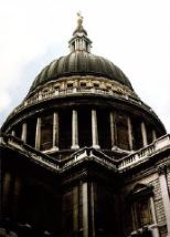 Wren, Sir Christopher, d.1723 -Title- Saint Paul's Cathedral -Location- London, England -Date- 1675-1710 -View- Ext- View of the dome