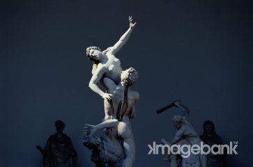 Bologna- Rape of the Sabine Women, marble, 1583