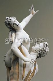 Bologna- Rape of the Sabine Women, marble, 1583