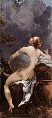 correggio- Jupiter and Io-1531-32-Oil on canvas, 163,5 x 70,5 cm-Kunsthistorisches Museum, Vienna