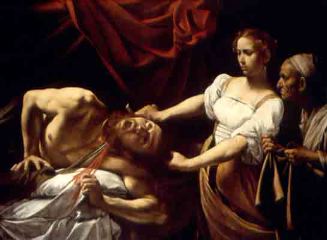 Caravaggio. Judith Beheading Holofernes. Oil on canvas, 1598