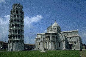 Duomo Pisa, Italy, Pisa; 1063-1118, Bell Tower 1173-1350; 